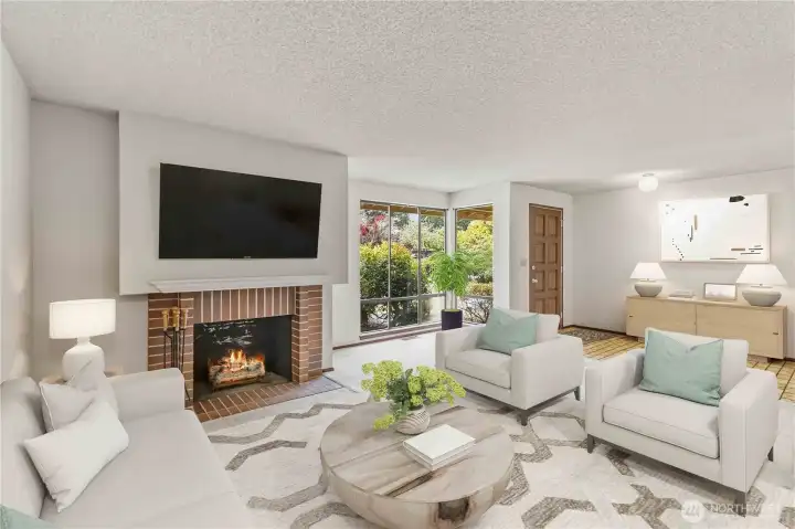 Virtually Staged to show potential layout