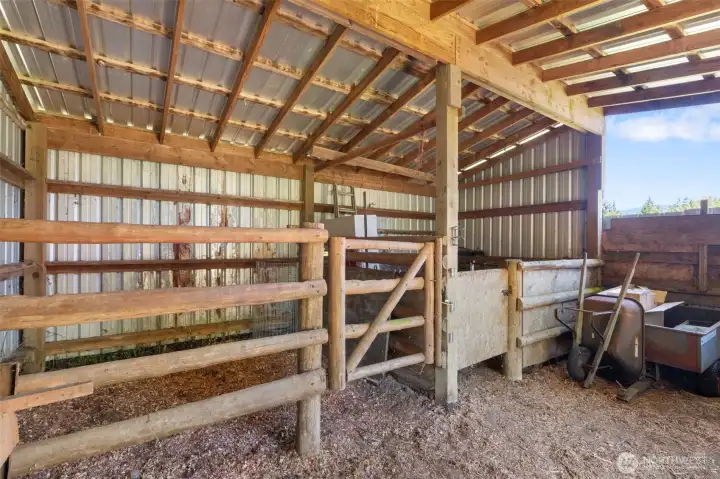 2 stalls in barn for horses or livestock 2 stalls in barn for horses or livestock