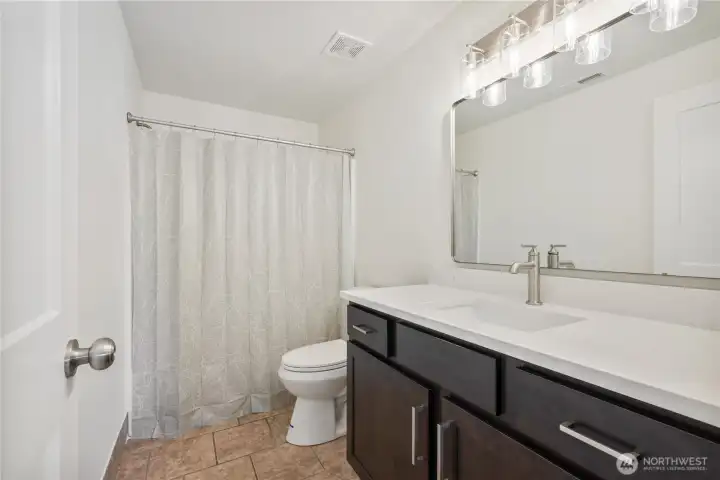 Upstairs bathroom Upstairs bathroom