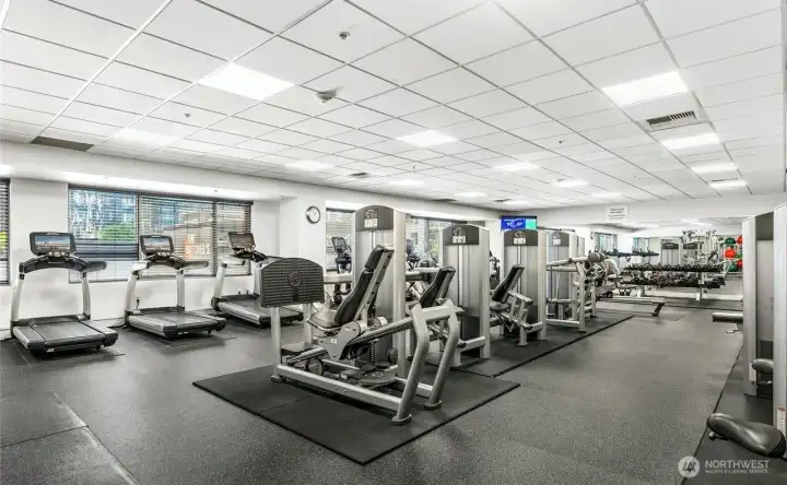 Fitness Center with sauna