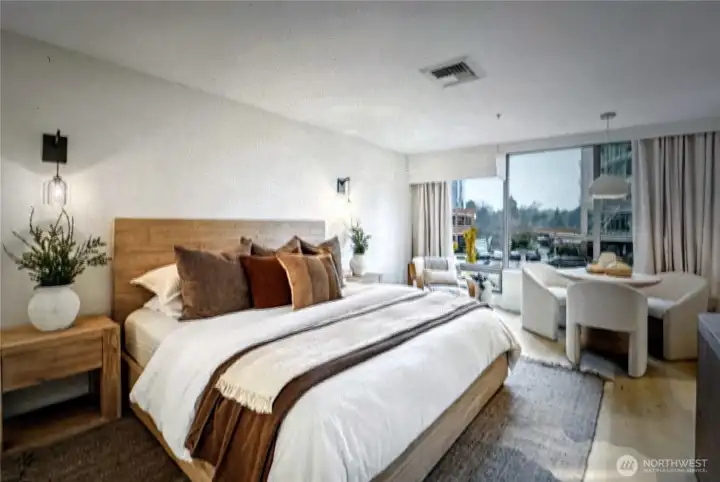 Guest suite in building