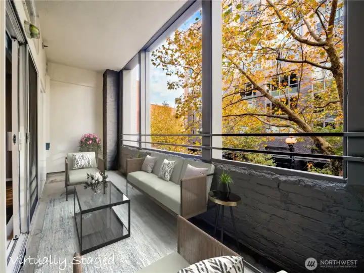 Balcony - virtually staged Balcony - virtually staged