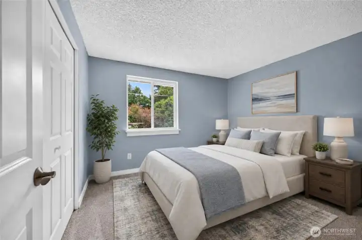 Bedroom #1 (virtually staged)