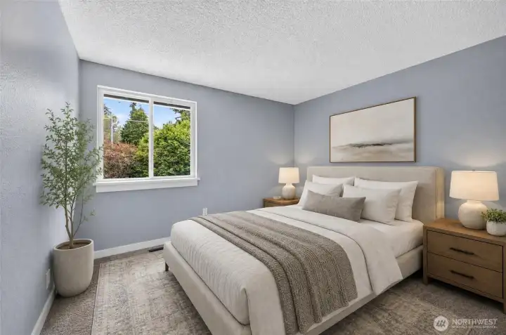 Bedroom #2 (virtually staged)
