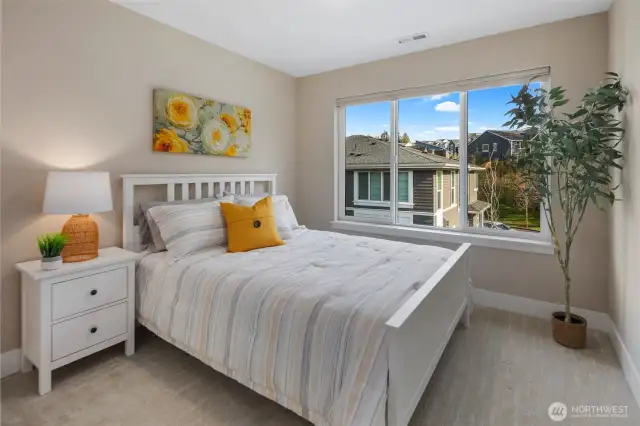 2nd Bedroom (Upgraded Carpet & Pad throughout the top level!)