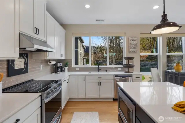 Upgraded Stainless Appliances
