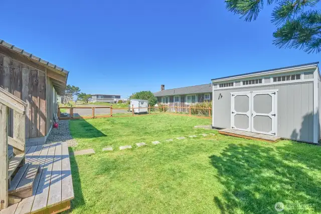 Space to build a garage or put in a garden