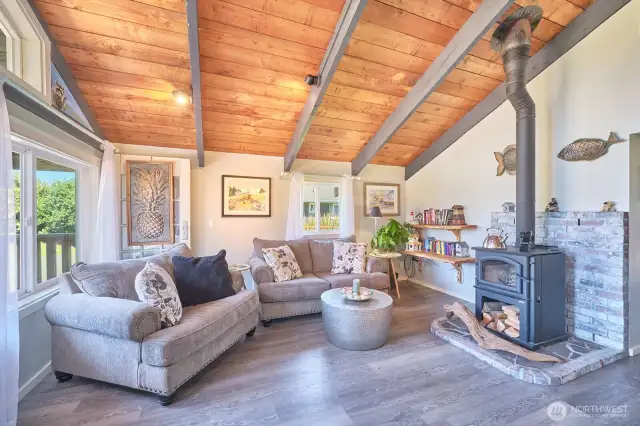 New woodstove to keep you cozy and dry in the winter months