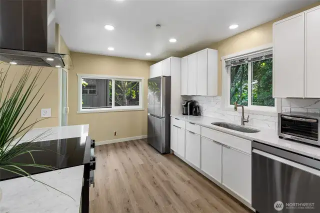 Completely updated kitchen with ALL SS appliances.