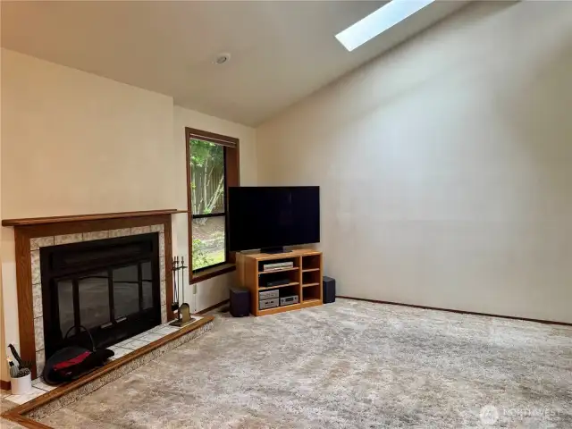 Snuggle up next to this electric fireplace ... guaranteed to keep you warm and cozy!