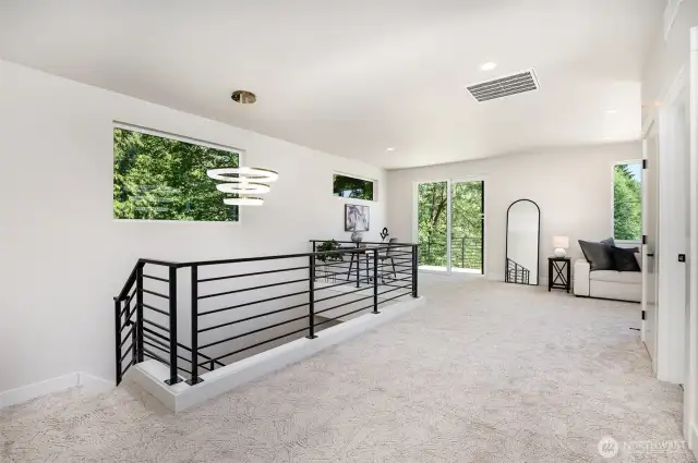 Upper floor spacious landing and Loft
