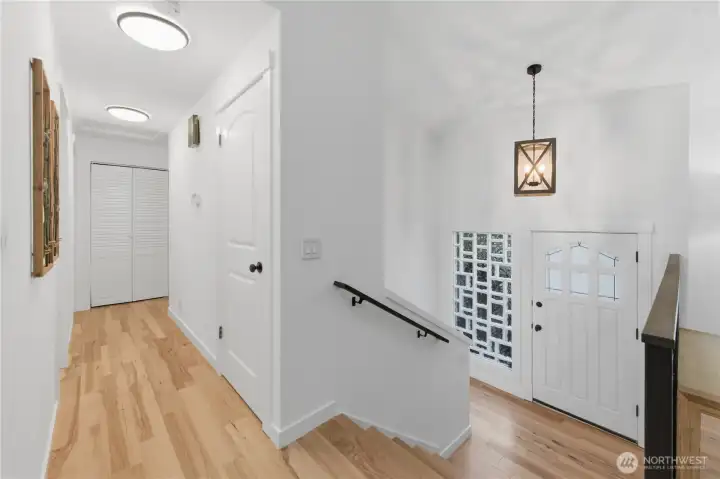 Hardwoods on the main floor. Fresh paint.