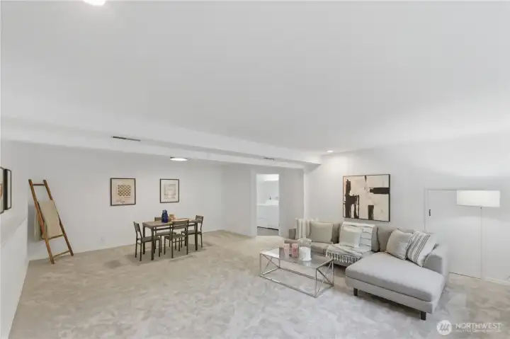 Big enough to add a 4th bedroom and still have a good size family room