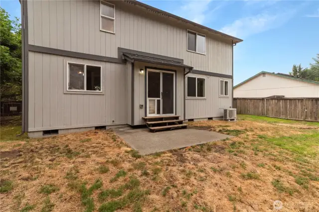 Welcome to the fully fenced backyard!