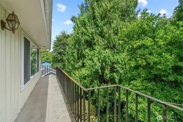 Private Deck off the Dining Room