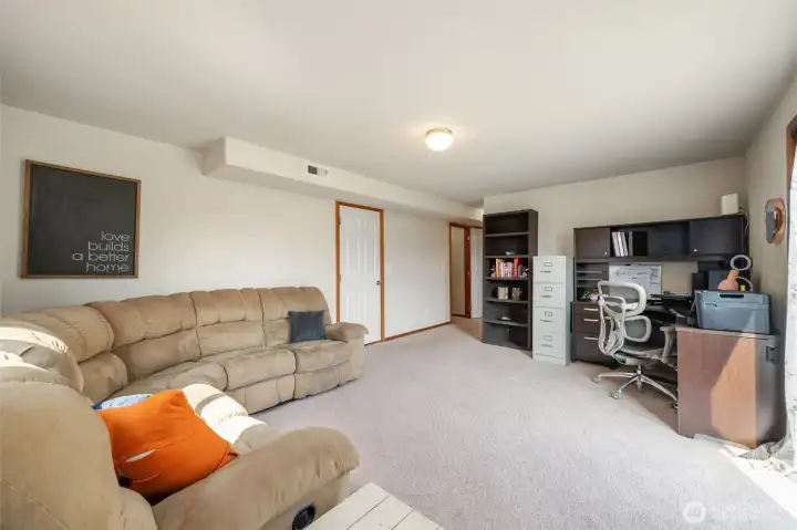 Convert the daylight basement to secondary living space by adding a kitchenette!