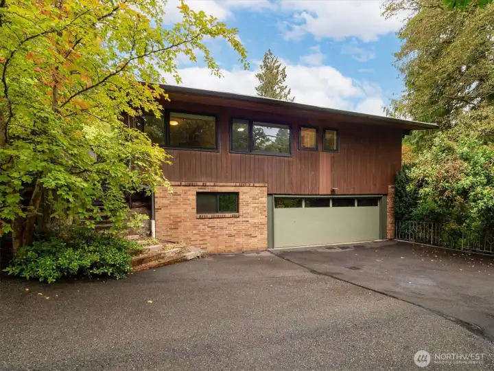 Tons of off street parking and a large two car garage.