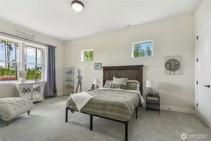 large main floor bedroom