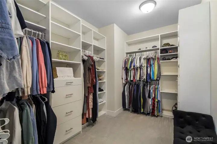 Upgraded closet system