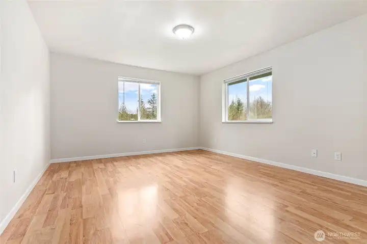 2nd bedroom in back of home, tons of natural light
