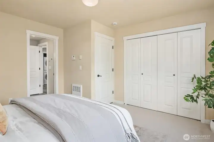 Conveniently connected to full bath