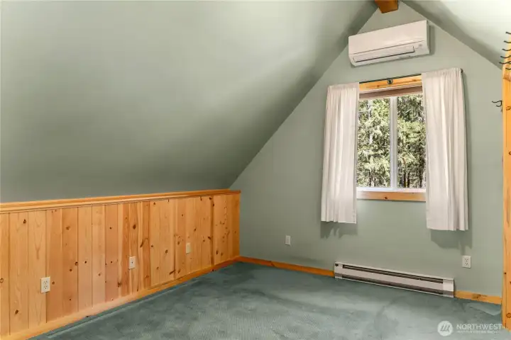 Mini split on both floors for perfect temperature control.