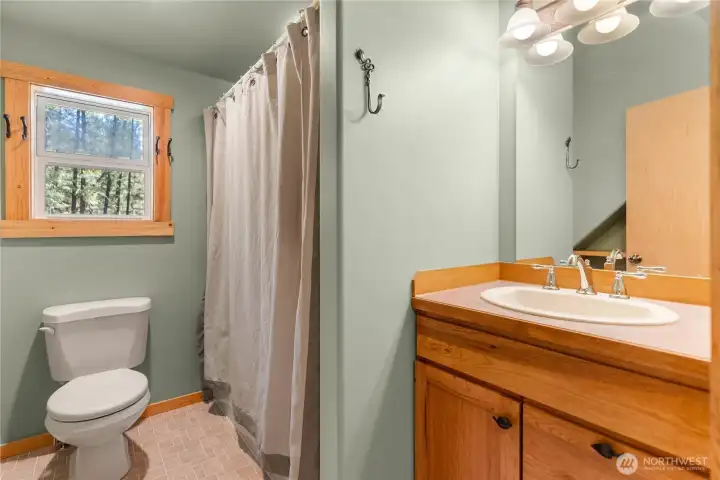 Primary bathroom.