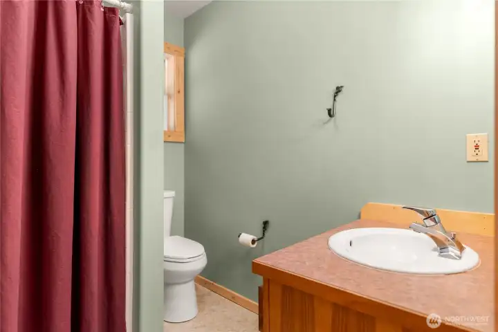 Downstairs bathroom.