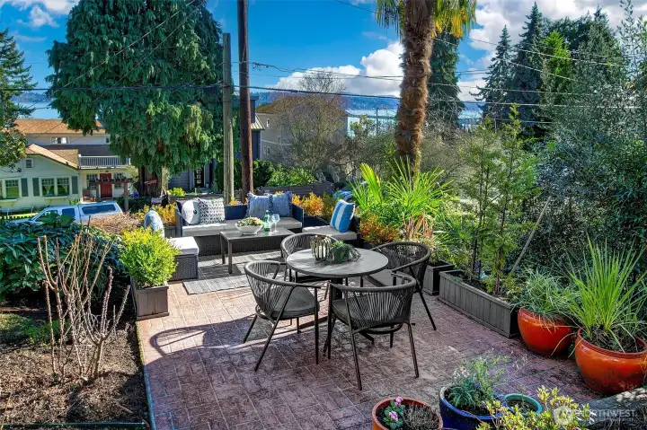 The rooftop patio feels like an extension of your living space.