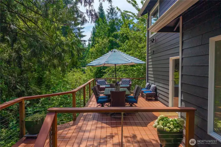 Enjoy the oversized deck, perfect for entertaining. Enjoy the oversized deck, perfect for entertaining.