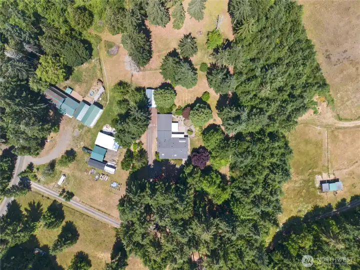 Birds eye view.