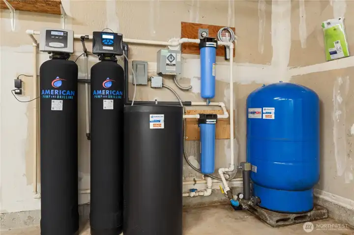 State of the art well filtration system is newer and serviced every 6 months.