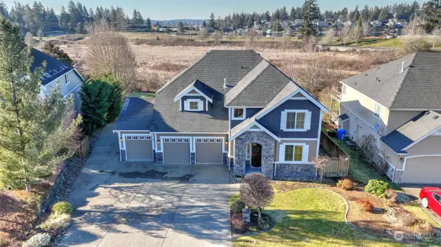 This home offers a spacious 3 car garage plus ample driveway parking.