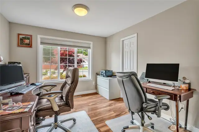 Main floor office is a great work from home option.