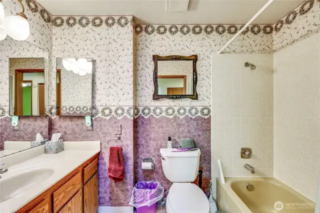 Hallway bathroom