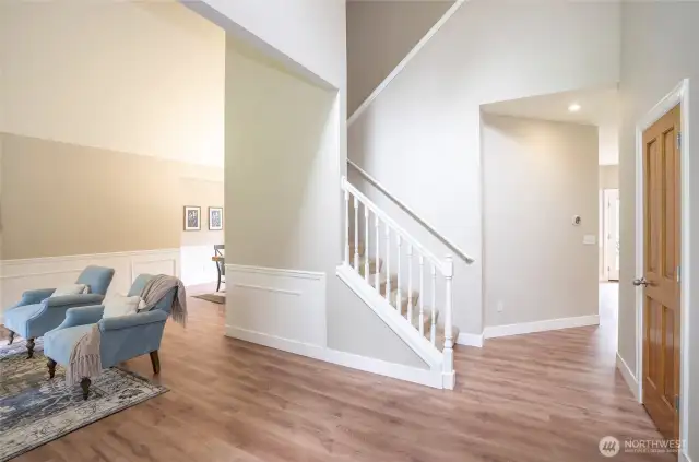 Stairs Leading to Upstairs Main Suite and Three Bed + Bonus Room