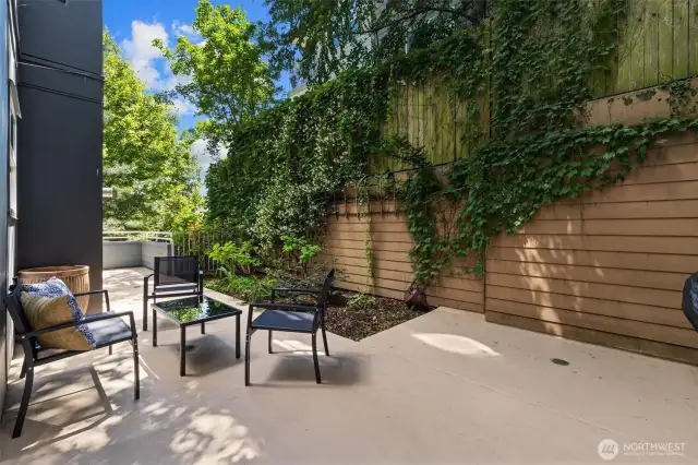 Enjoy entertaining, relaxing, or dining al fresco off of your ~410sqft private patio.