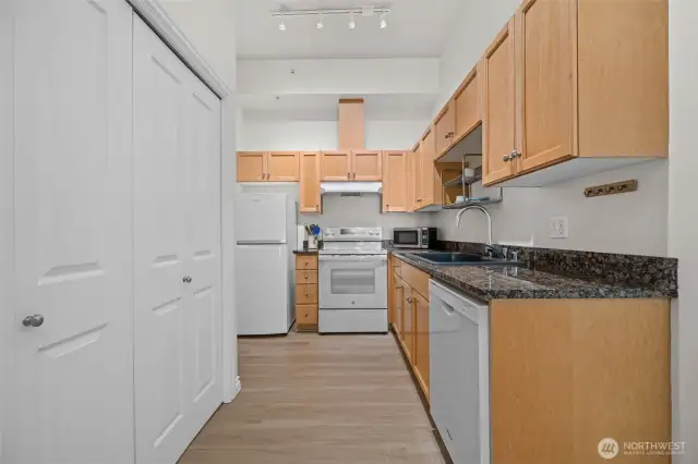 Pantry and Laundry on left
