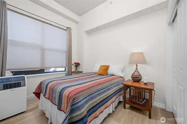 Bedroom. A/C unit included