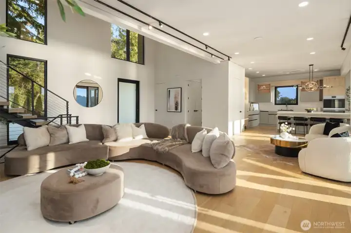 Designed for gathering – An airy great room blends comfort, style, and connection.