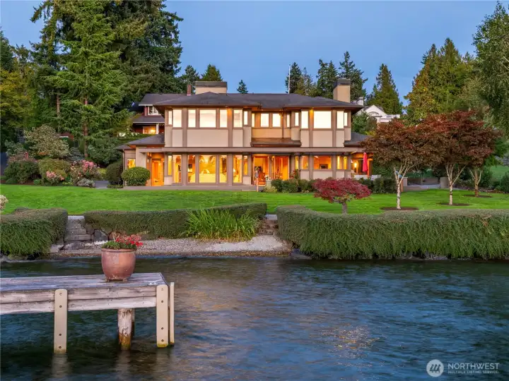 A stunning residence in a premier Yarrow Point location, where timeless beauty meets breathtaking views.