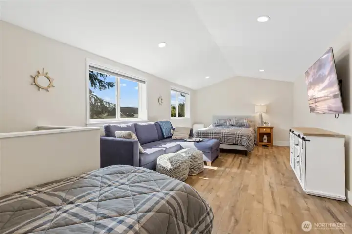 Loft above detached garage