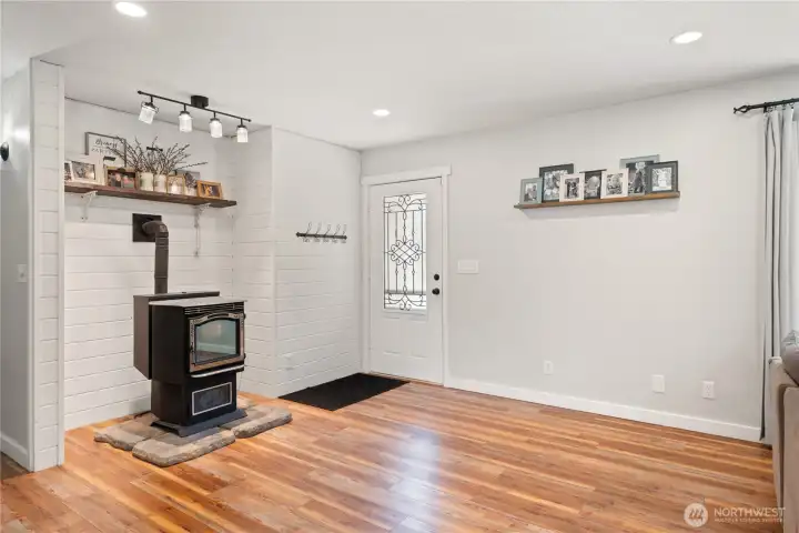Entry and Pellet Stove