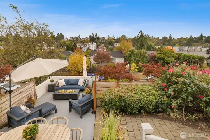 Expansive view from front porch