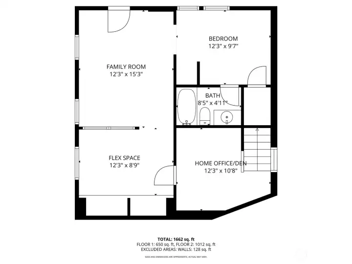 Lower level. See drawing inside house to see how this was designed for a future MIL/ADU in mind.