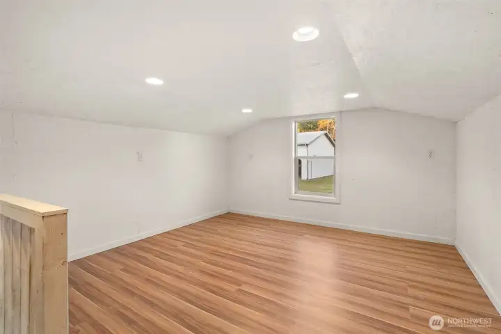 Finished Loft in detached garage