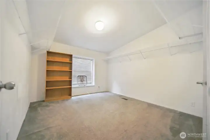 Huge primary walkin closet