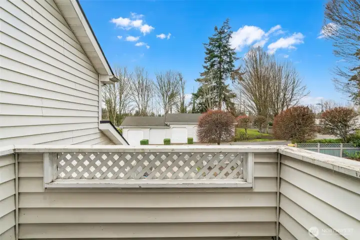 Primary suite private balcony