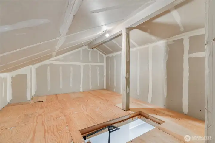Additional Attic space withing the master suite