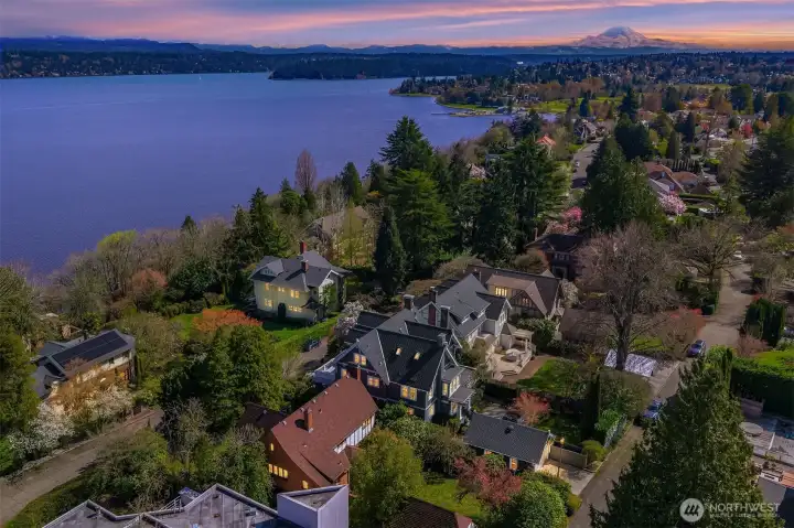 Views, access to lakefront, parks, and playground.